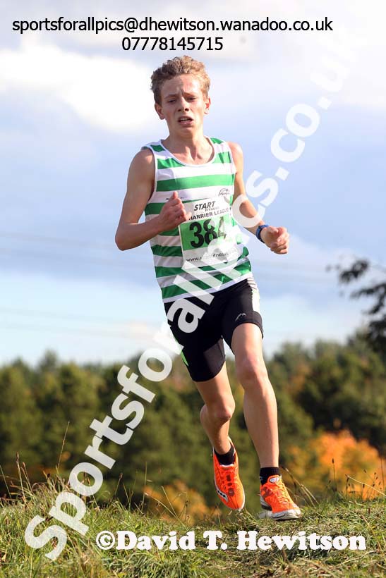 Mens under-17s, North East Harrier League, Cramlington. Photo: David T. Hewitson/Sports for All Pics